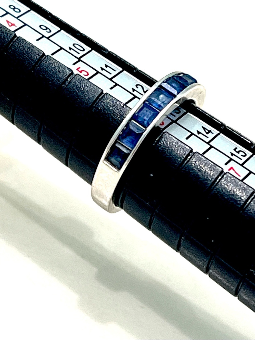 Genuine Sapphire 14KGP Ring - Picture 2 of 4